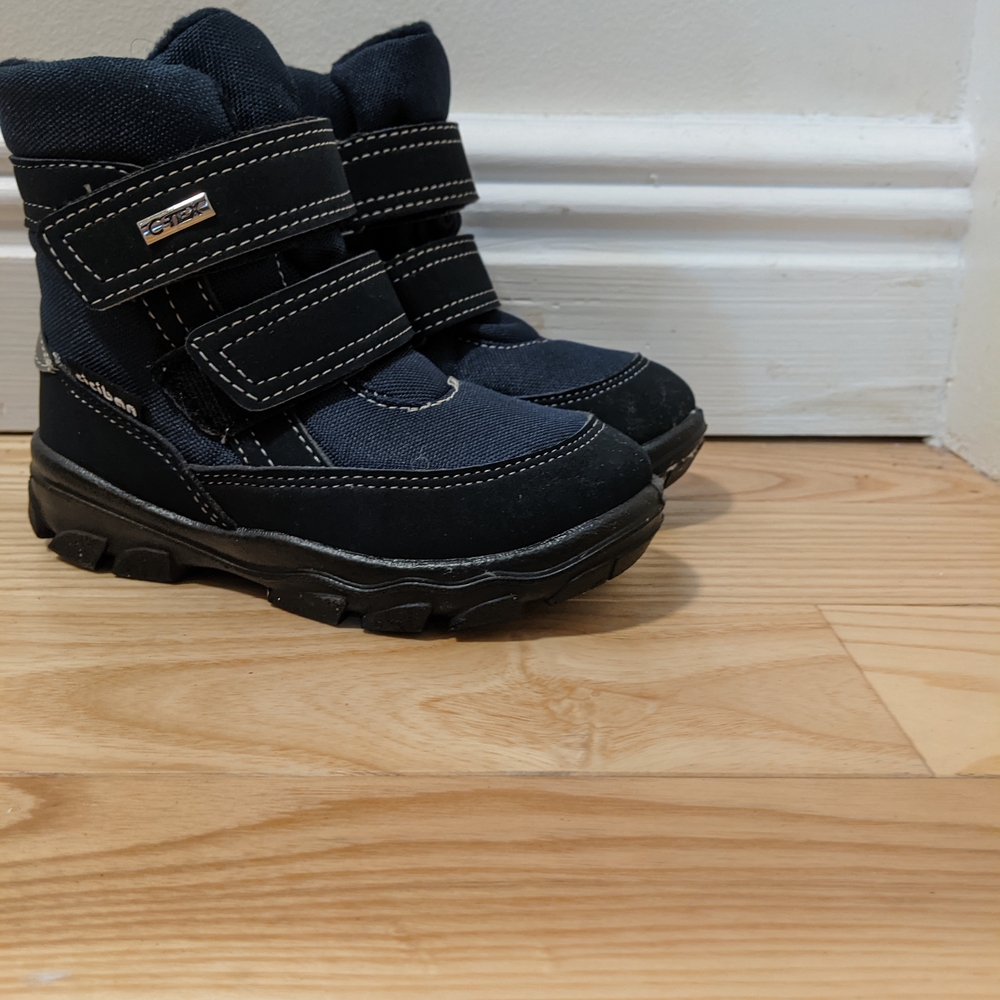 Kids Blue Winter Boots